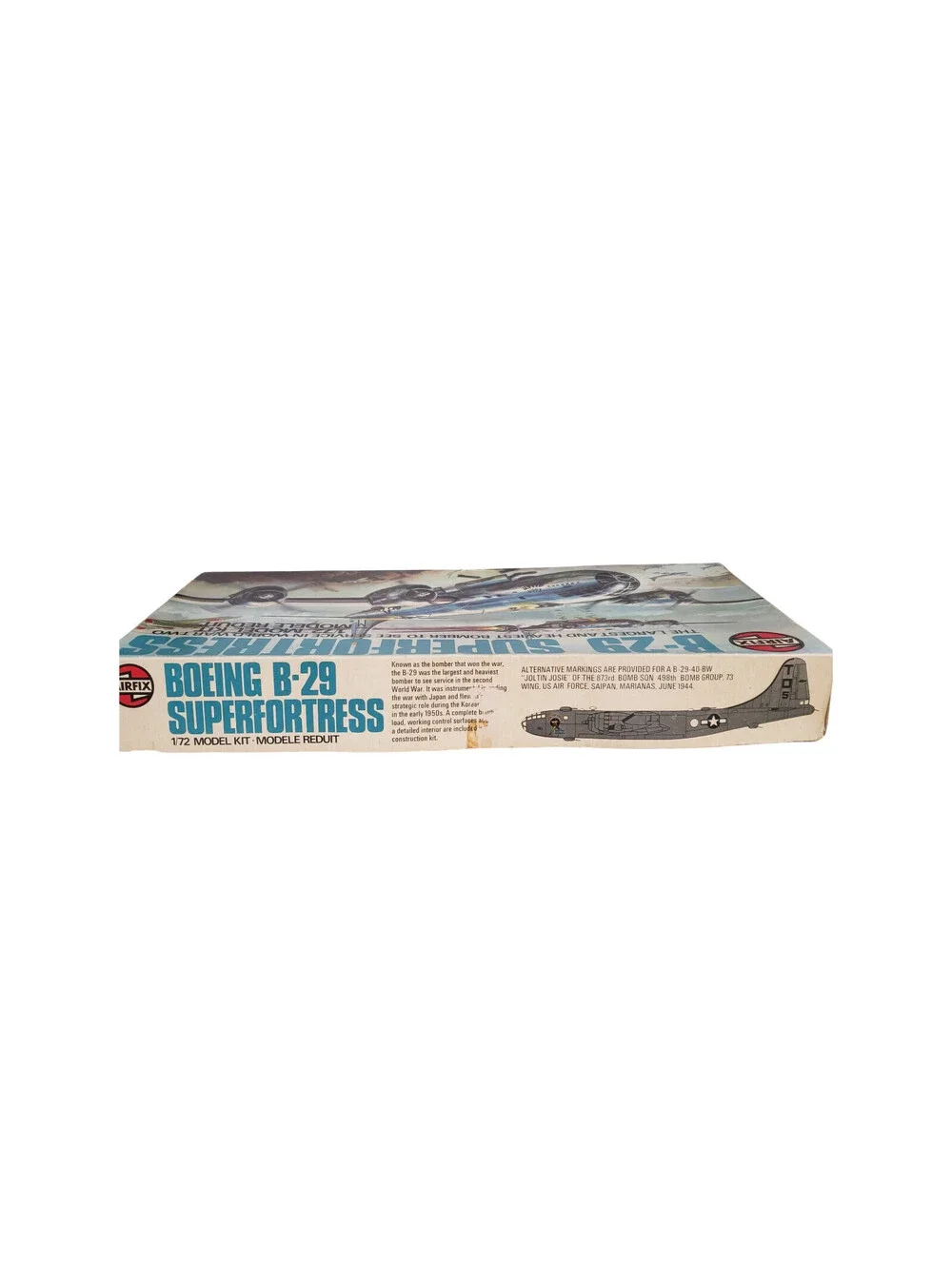 Vintage Airfix B-29 Superfortress 07001-4 Series 7 Model Kit Sealed Parts 1975
